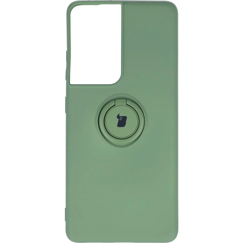 Buy Bizon Case Silicone Ring Samsung Galaxy S21 Ultra light green - BIZ7741 - {ean13} - Home Screen Store Europe