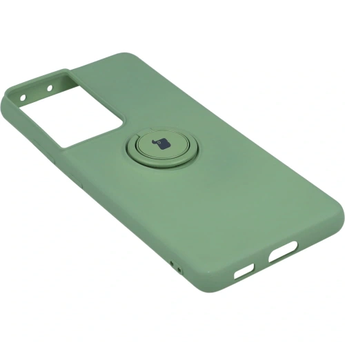 Buy Bizon Case Silicone Ring Samsung Galaxy S21 Ultra light green - BIZ7741 - {ean13} - Home Screen Store Europe
