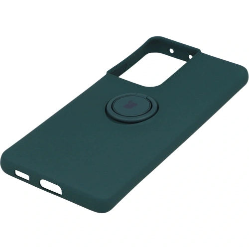 Buy Bizon Case Silicone Ring Samsung Galaxy S21 Ultra dark green - BIZ7742 - {ean13} - Home Screen Store Europe