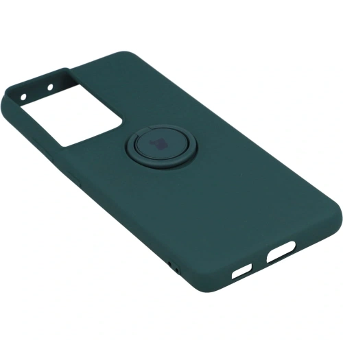 Buy Bizon Case Silicone Ring Samsung Galaxy S21 Ultra dark green - BIZ7742 - {ean13} - Home Screen Store Europe