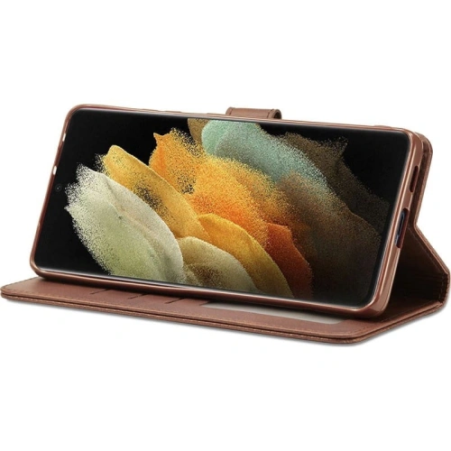 Buy Bizon Case Wallet Samsung Galaxy S21 Ultra brown - BIZ7743 - {ean13} - Home Screen Store Europe