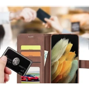 Buy Bizon Case Wallet Samsung Galaxy S21 Ultra brown - BIZ7743 - {ean13} - Home Screen Store Europe
