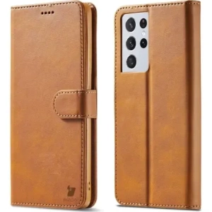 Buy Bizon Case Wallet Samsung Galaxy S21 Ultra light brown - BIZ7745 - {ean13} - Home Screen Store Europe