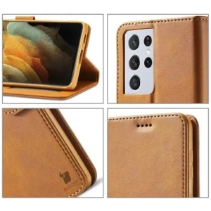 Buy Bizon Case Wallet Samsung Galaxy S21 Ultra light brown - BIZ7745 - {ean13} - Home Screen Store Europe