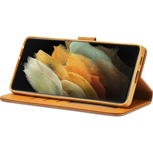 Buy Bizon Case Wallet Samsung Galaxy S21 Ultra light brown - BIZ7745 - {ean13} - Home Screen Store Europe