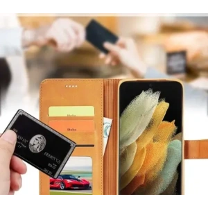 Buy Bizon Case Wallet Samsung Galaxy S21 Ultra light brown - BIZ7745 - {ean13} - Home Screen Store Europe
