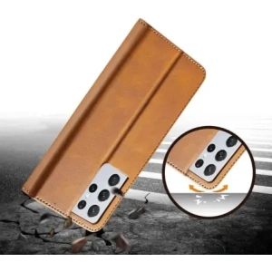 Buy Bizon Case Wallet Samsung Galaxy S21 Ultra light brown - BIZ7745 - {ean13} - Home Screen Store Europe