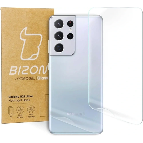 Kup Folia hydrogelová na zadní stranu Bizon Glass Hydrogel Samsung Galaxy S21 Ultra [2 PACK] - BIZ1545 - {ean13} - Sklep Home Screen