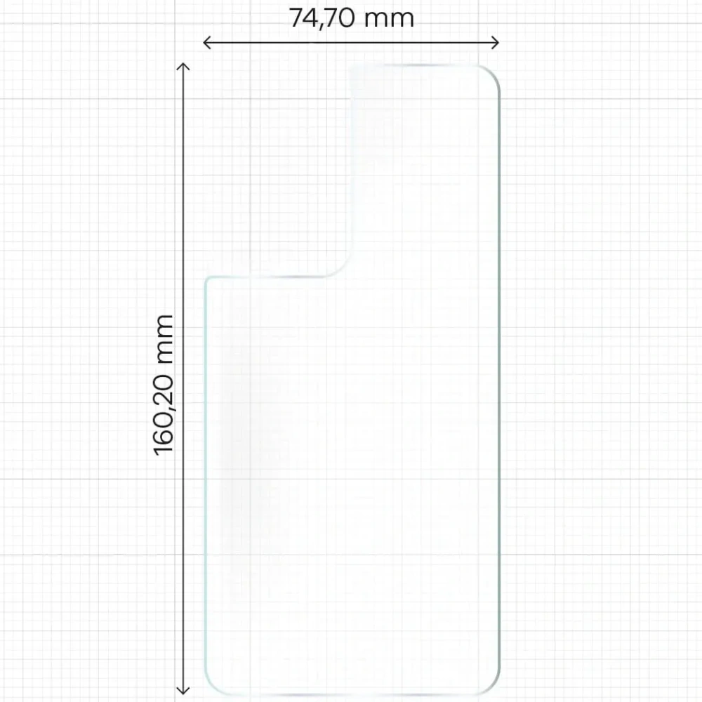 Folia hydrożelowa na tył Bizon Glass Hydrogel Samsung Galaxy S21 Ultra [2 PACK]