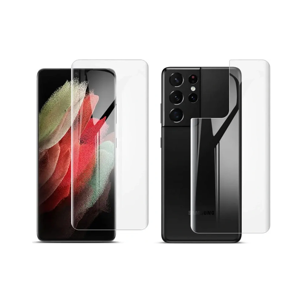 Folia hydrożelowa na tył i przód Bizon Glass Hydrogel Samsung Galaxy S21 Ultra