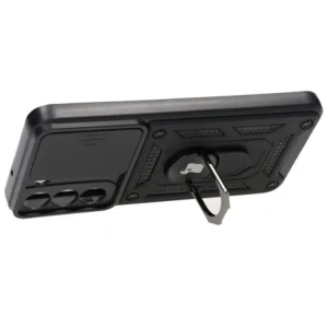 Kup Bizon Case Camshield Pack carcasă + 2x sticlă de protecție Samsung Galaxy S22 neagră - BIZ7746 - {ean13} - Sklep Home Screen