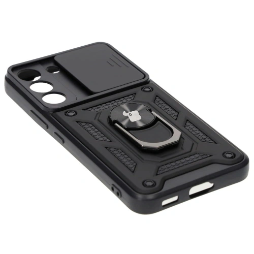 Kup Etui + 2x szkło na ekran Bizon Case Camshield Pack do Samsung Galaxy S22 czarne - BIZ7746 - {ean13} - Sklep Home Screen