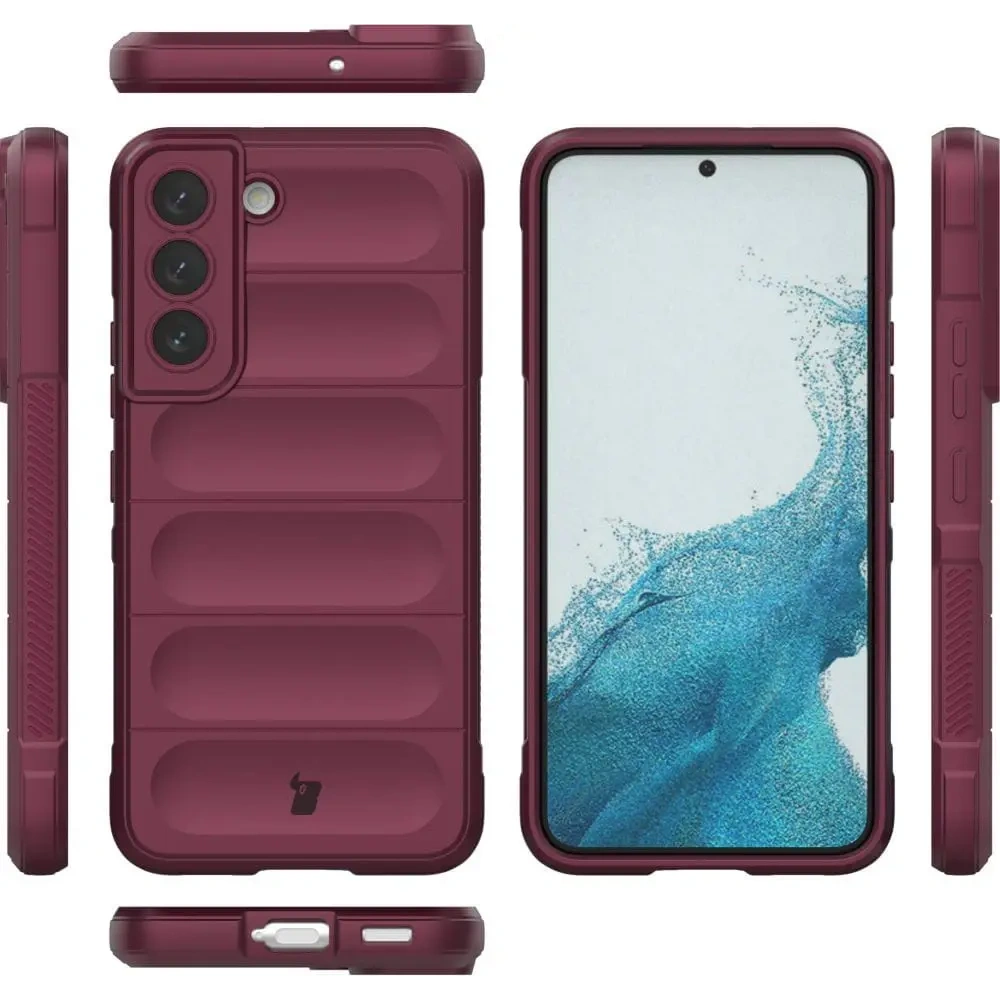 Pancerne etui Bizon Case Tur do Samsung Galaxy S22 ciemnofioletowe