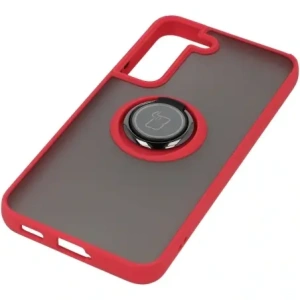 Kup Bizon Case Hybrid Ring Samsung Galaxy S22 fumurie cu un cadru roșu - BIZ7747 - {ean13} - Sklep Home Screen