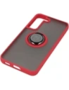 Kup Bizon Case Hybrid Ring Samsung Galaxy S22 füstös piros kerettel - BIZ7747 - {ean13} - Sklep Home Screen