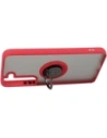 Kup Etui z uchwytem na palec Bizon Case Hybrid Ring do Galaxy S22, przydymione z czerwoną ramką - BIZ7747 - {ean13} - Sklep Home Screen