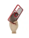 Kup Etui z uchwytem na palec Bizon Case Hybrid Ring do Galaxy S22, przydymione z czerwoną ramką - BIZ7747 - {ean13} - Sklep Home Screen