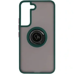 Kup Bizon Case Hybrid Ring Samsung Galaxy S22 fumurie cu un cadru verde închis - BIZ1550 - {ean13} - Sklep Home Screen