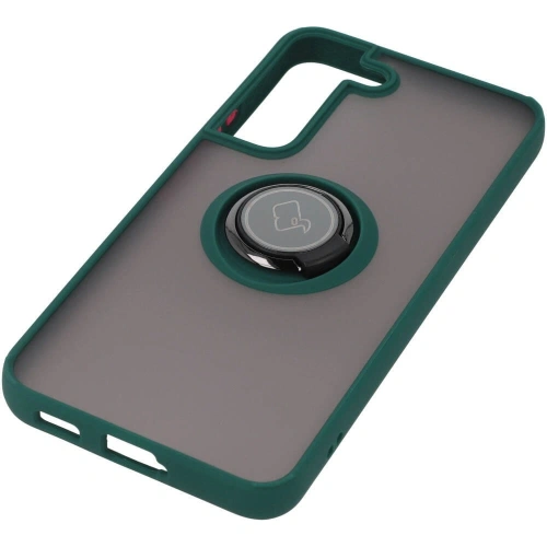 Kup Bizon Case Hybrid Ring Samsung Galaxy S22 fumurie cu un cadru verde închis - BIZ1550 - {ean13} - Sklep Home Screen