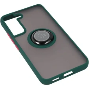 Kup Bizon Case Hybrid Ring Samsung Galaxy S22 fumurie cu un cadru verde închis - BIZ1550 - {ean13} - Sklep Home Screen