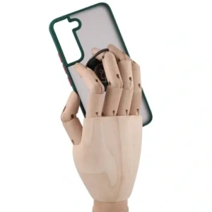 Kup Bizon Case Hybrid Ring Samsung Galaxy S22 fumurie cu un cadru verde închis - BIZ1550 - {ean13} - Sklep Home Screen