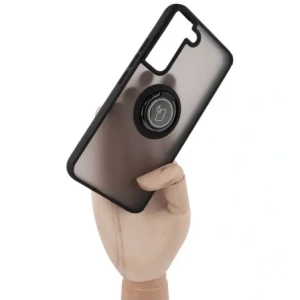 Buy Bizon Case Hybrid Ring Samsung Galaxy S22 smoky with a black frame - BIZ1553 - {ean13} - Home Screen Store Europe