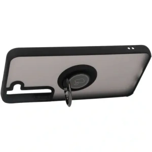 Kup Bizon Case Hybrid Ring Samsung Galaxy S22 fumuriu cu un cadru negru - BIZ1553 - {ean13} - Sklep Home Screen