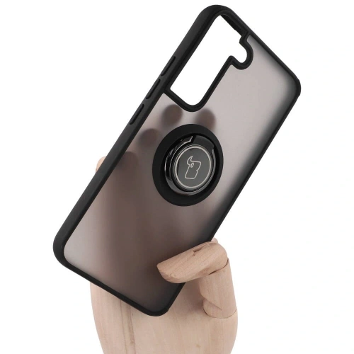 Kup Bizon Case Hybrid Ring Samsung Galaxy S22 fumuriu cu un cadru negru - BIZ1553 - {ean13} - Sklep Home Screen