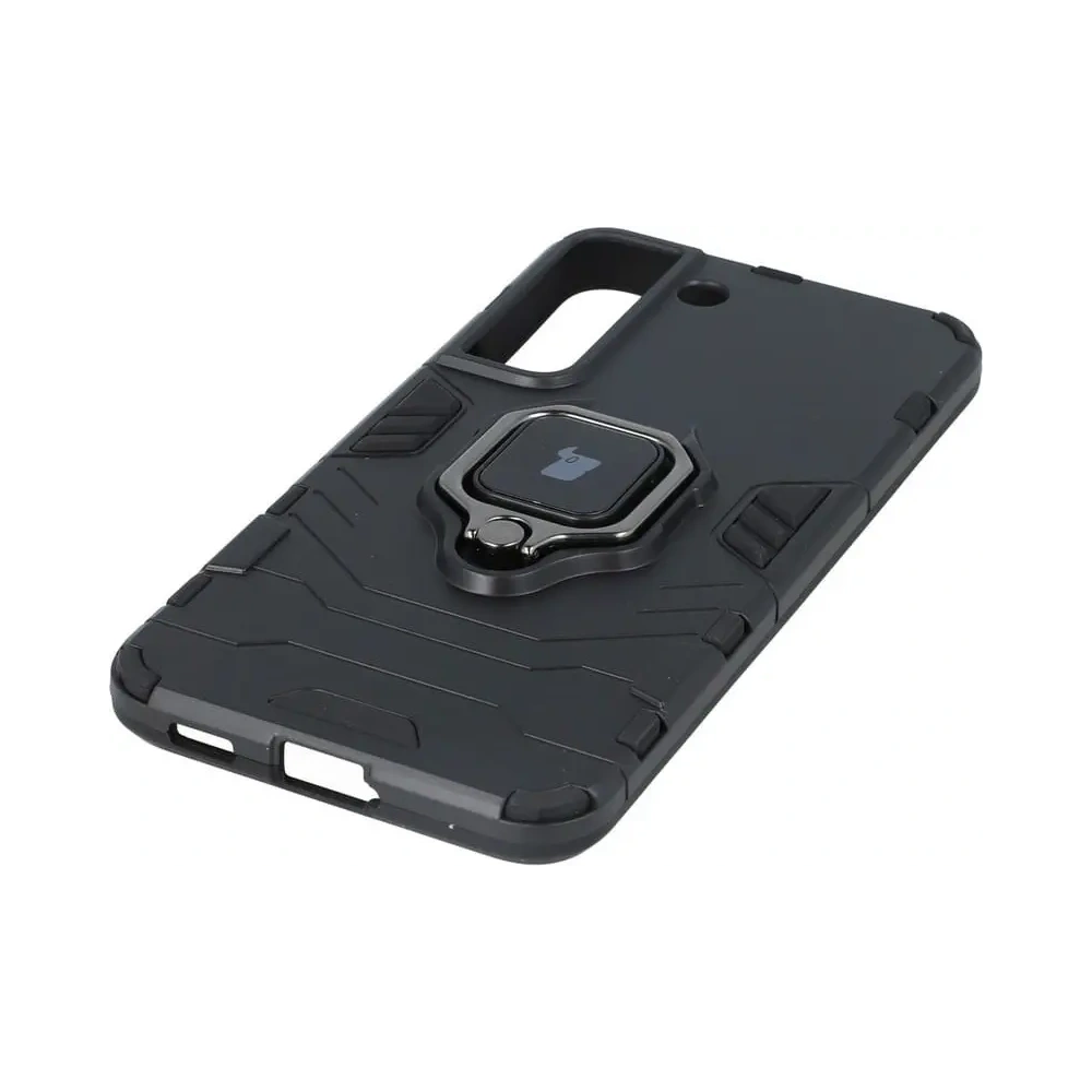 Etui Bizon Case Armor Ring do Samsung Galaxy S22 czarne