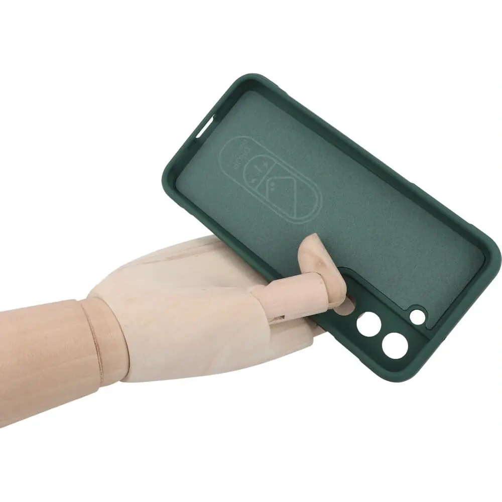 Pancerne etui Bizon Case Tur do Samsung Galaxy S22 ciemnozielone