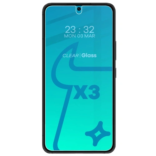 Buy Bizon Glass Clear tempered glass - 3 pcs. + lens glass Samsung Galaxy S22 - BIZ1571 - {ean13} - Home Screen Store Europe