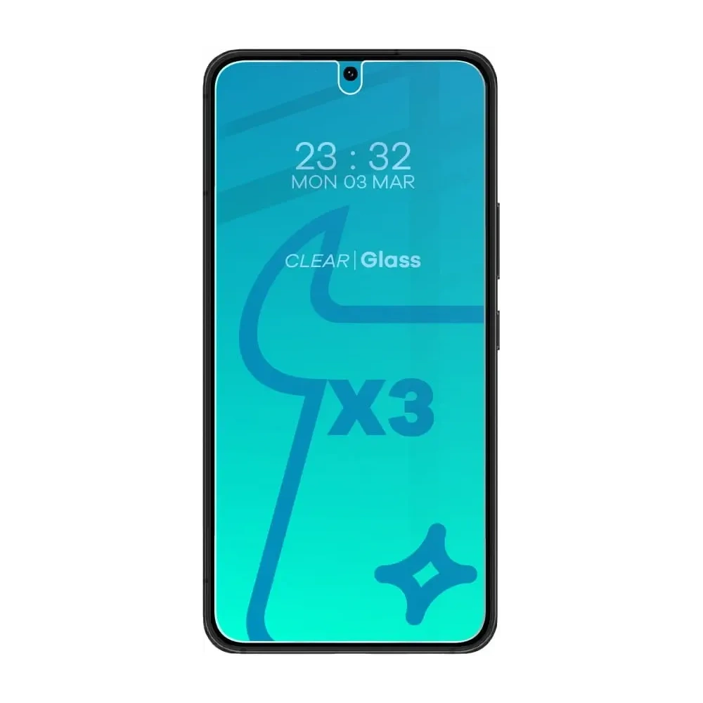 Szkło hartowane Bizon Glass Clear - 3 szt. + obiektyw Samsung Galaxy S22