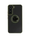 Buy Bizon Case Hybrid Ring Samsung Galaxy S22 smoky with a green frame - BIZ7761 - {ean13} - Home Screen Store Europe
