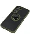 Buy Bizon Case Hybrid Ring Samsung Galaxy S22 smoky with a green frame - BIZ7761 - {ean13} - Home Screen Store Europe