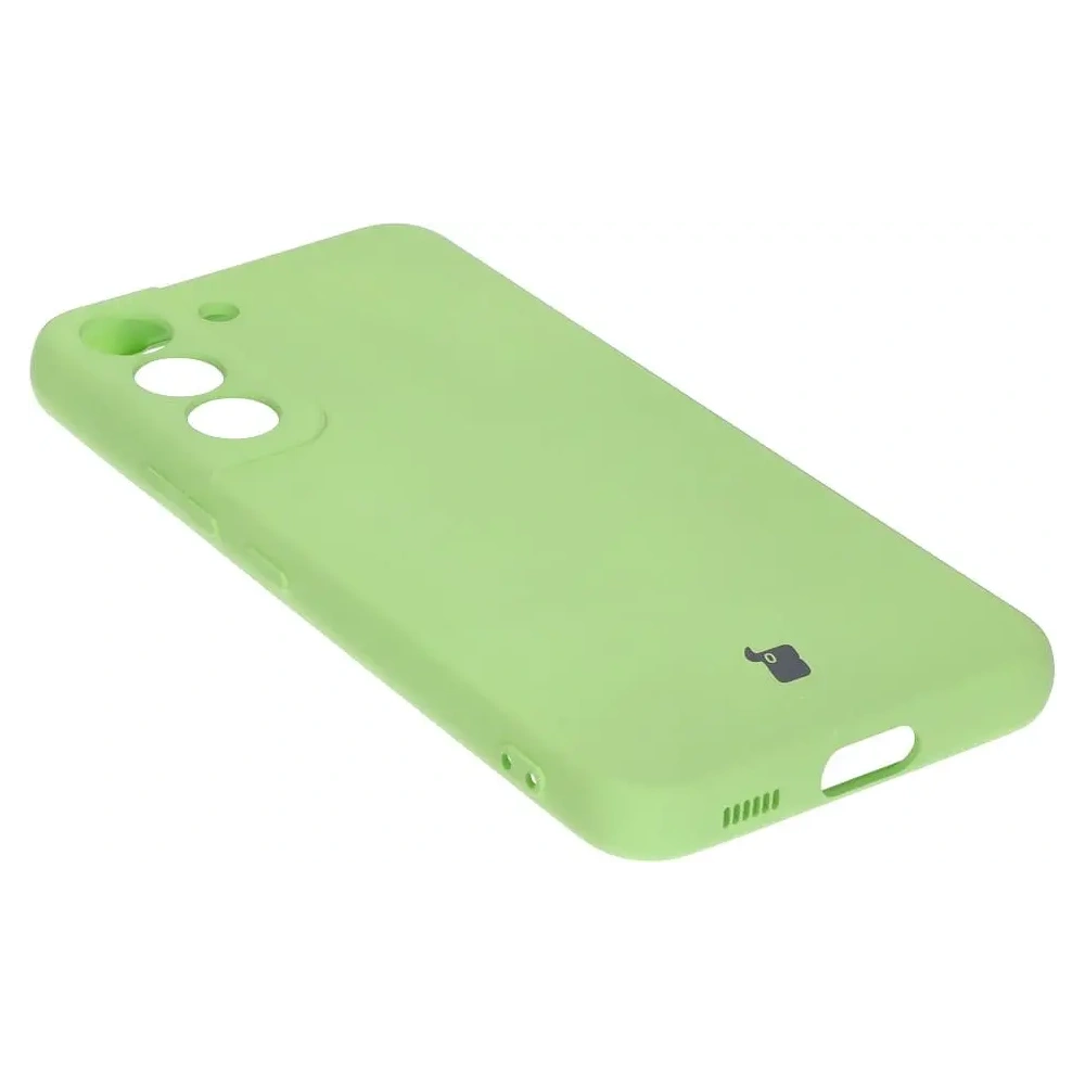 Etui Bizon Case Silicone do Samsung Galaxy S22 jasnozielone
