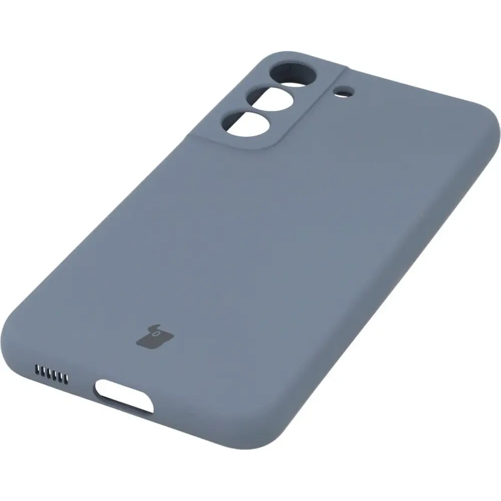 Etui Bizon Case Silicone do Samsung Galaxy S22 szare