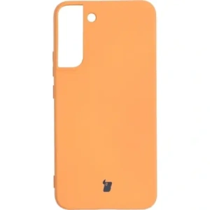 Etui Bizon Case Silicone do Samsung Galaxy S22 Plus pomarańczowe