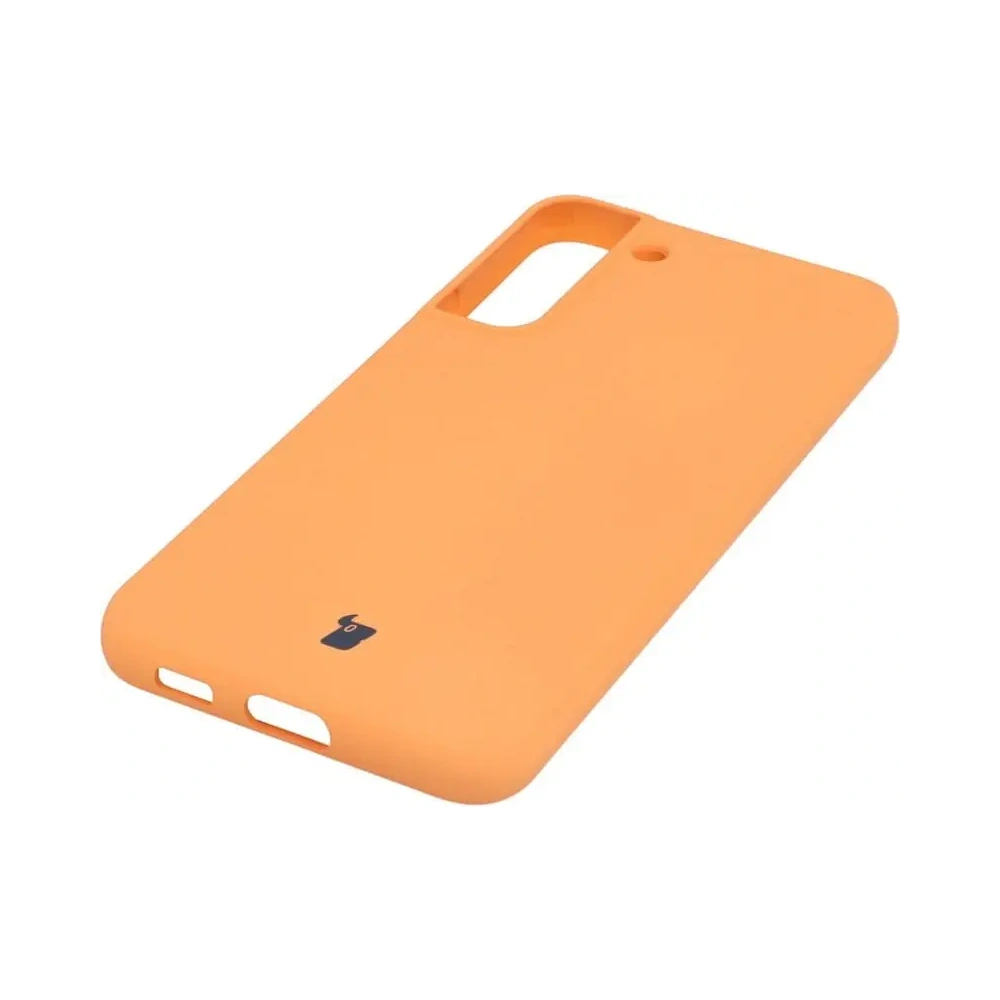 Etui Bizon Case Silicone do Samsung Galaxy S22 Plus pomarańczowe