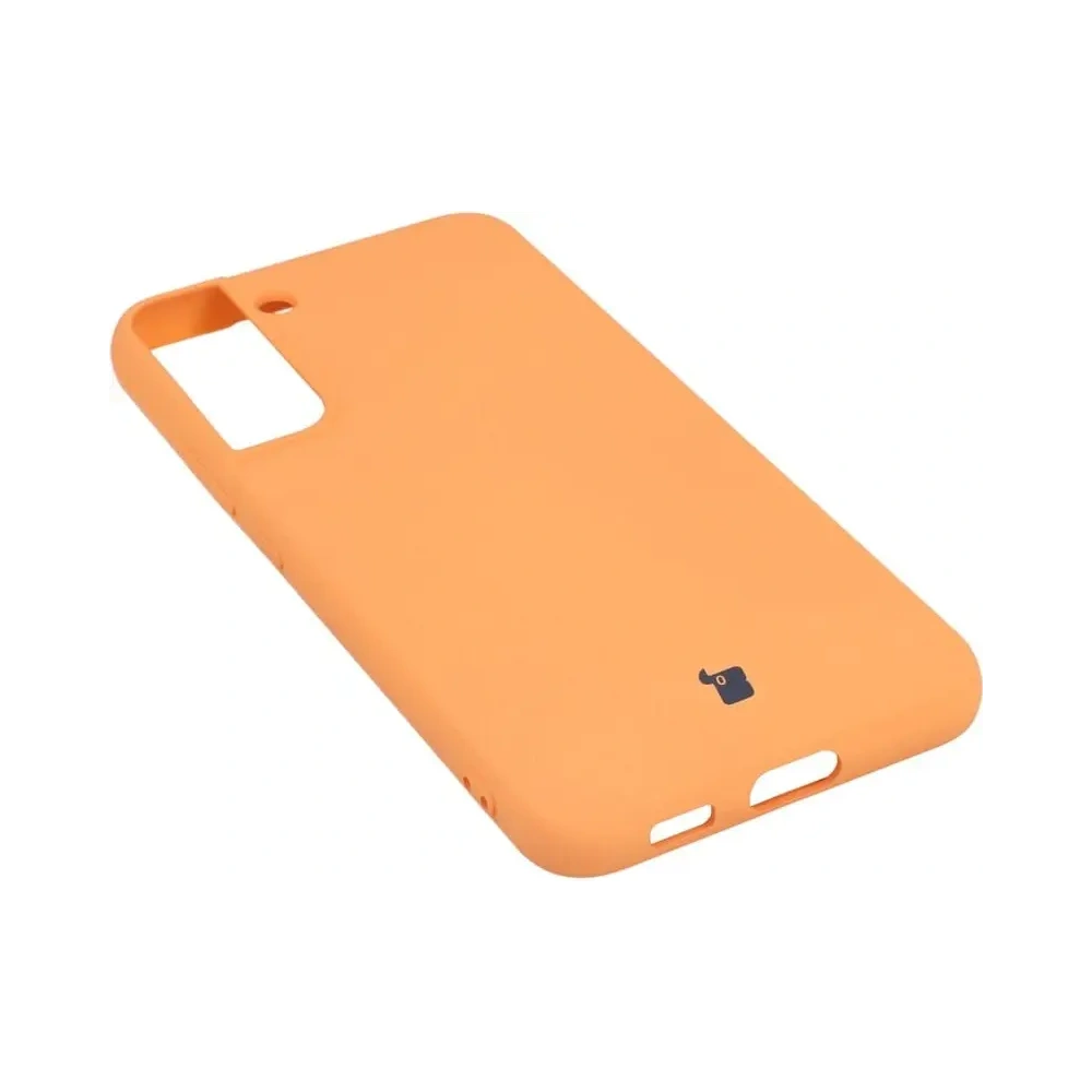 Etui Bizon Case Silicone do Samsung Galaxy S22 Plus pomarańczowe