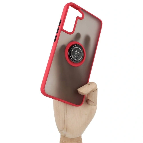 Buy Bizon Case Hybrid Ring Samsung Galaxy S22 Plus smoky with a red frame - BIZ7775 - {ean13} - Home Screen Store Europe