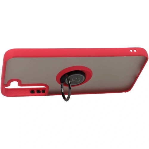 Buy Bizon Case Hybrid Ring Samsung Galaxy S22 Plus smoky with a red frame - BIZ7775 - {ean13} - Home Screen Store Europe
