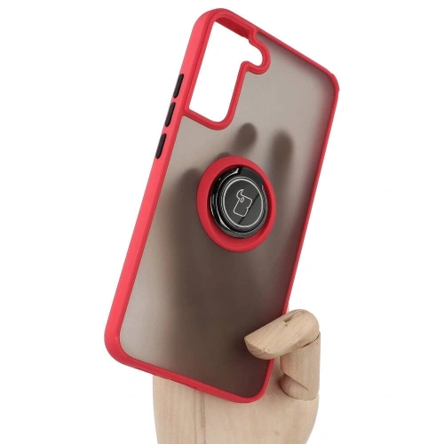 Buy Bizon Case Hybrid Ring Samsung Galaxy S22 Plus smoky with a red frame - BIZ7775 - {ean13} - Home Screen Store Europe