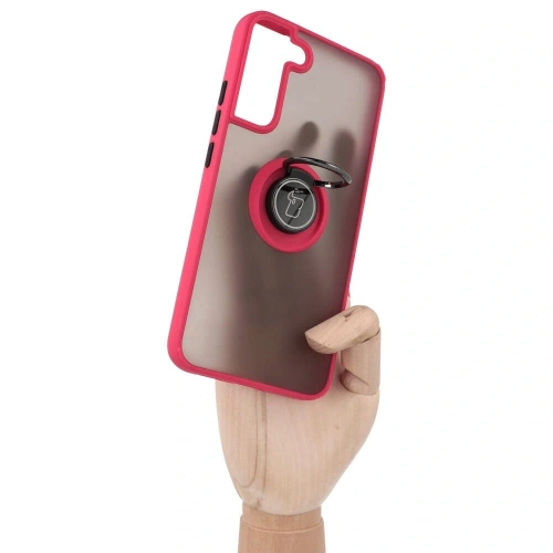 Kup Bizon Case Hybrid Ring Samsung Galaxy S22 Plus füstös piros kerettel - BIZ7775 - {ean13} - Sklep Home Screen