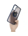 Buy Bizon Case Hybrid Ring Samsung Galaxy S22 Plus smoky with a navy blue frame - BIZ7776 - {ean13} - Home Screen Store Europe