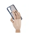 Buy Bizon Case Hybrid Ring Samsung Galaxy S22 Plus smoky with a navy blue frame - BIZ7776 - {ean13} - Home Screen Store Europe