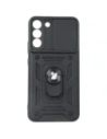 Etui Bizon Case CamShield Ring do Galaxy S22 Plus, czarne