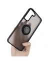 Kup Etui s úchytem na prst Bizon Case Hybrid Ring pro Samsung Galaxy S22 Plus kouřové s černým rámečkem - BIZ1594 - {ean13} - Sklep Home Screen