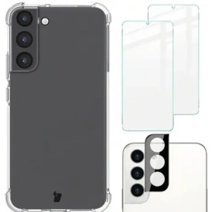 Buy Bizon Case Clear Pack case + 2x screen glass + lens glass Samsung Galaxy S22 Plus clear - BIZ1596 - {ean13} - Home Screen Store Europe