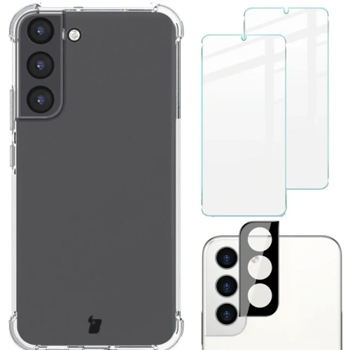 Buy Bizon Case Clear Pack case + 2x screen glass + lens glass Samsung Galaxy S22 Plus clear - BIZ1596 - {ean13} - Home Screen Store Europe