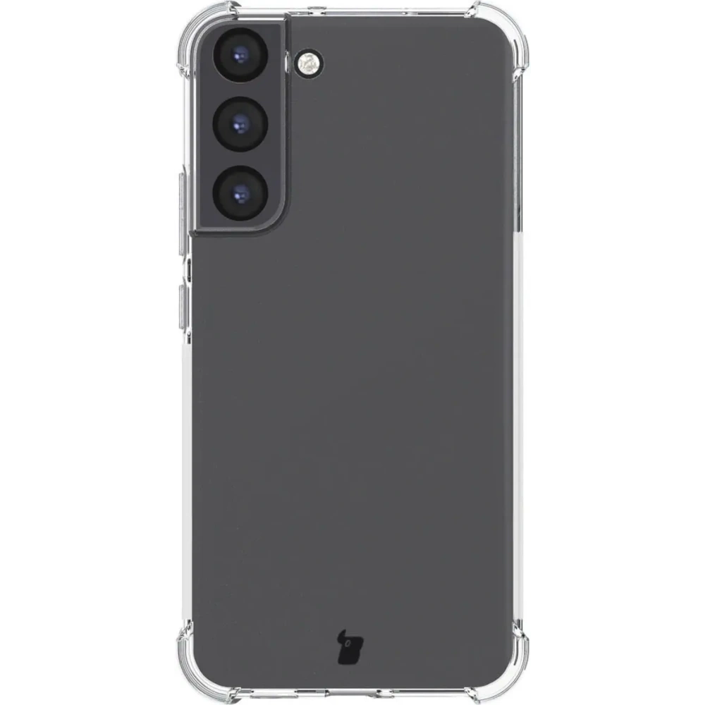 Etui + 2x szkło na ekran + obiektyw Bizon Case Clear Pack do Samsung Galaxy S22 Plus przezroczyste